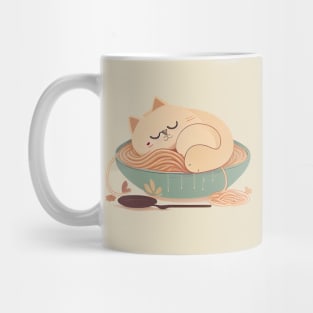 Noodles and Snoozes - Cat - Kitty Mug